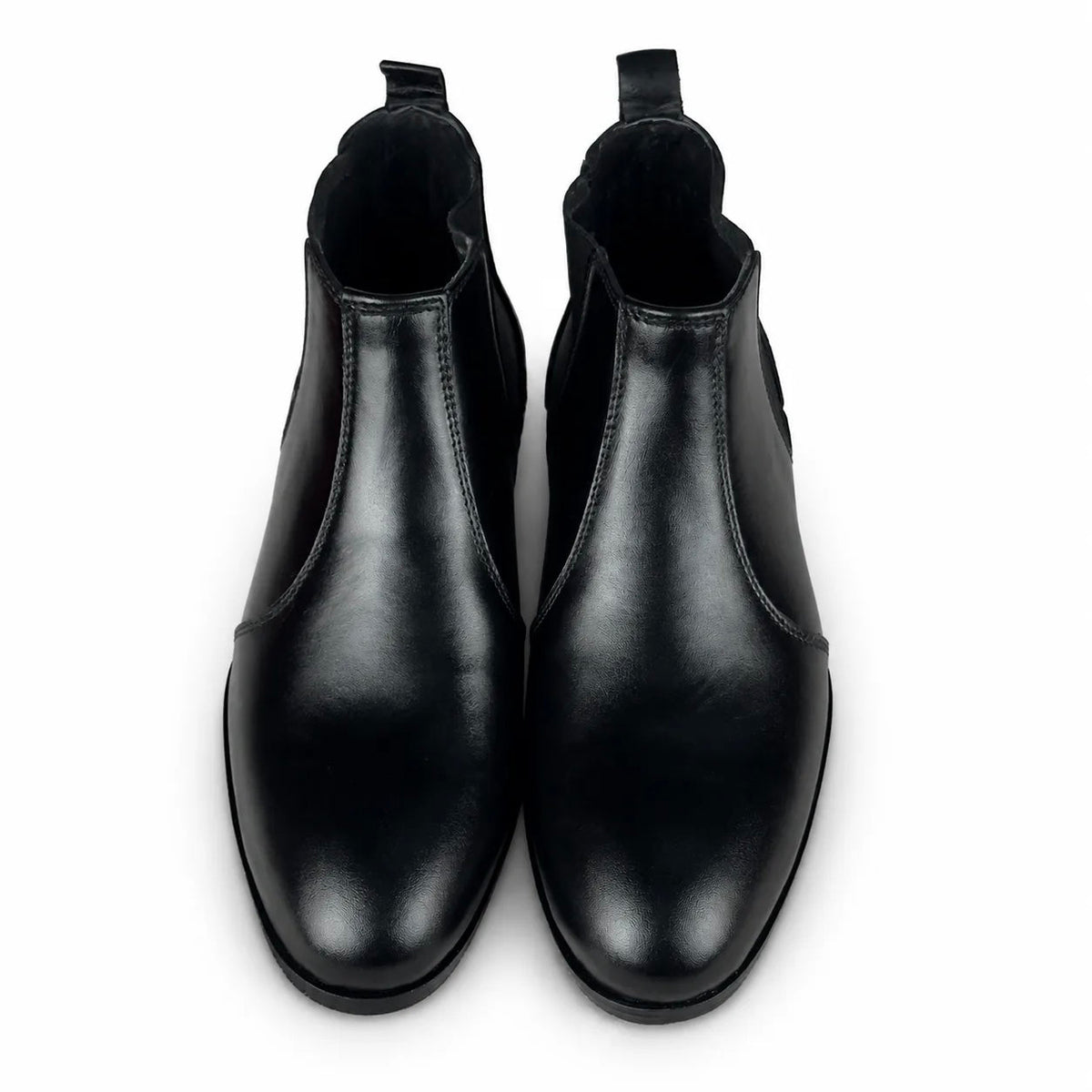 BLACK LEATHER CHELSEA