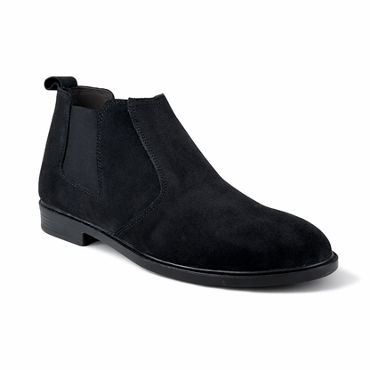 BLACK SUEDE LEATHER CHELSEA