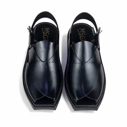 BLACK KAPTAN CHAPPAL #2160