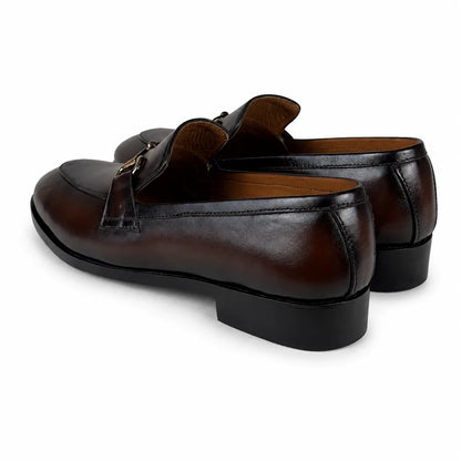 HORSEBIT LEATHER LOAFER - BROWN