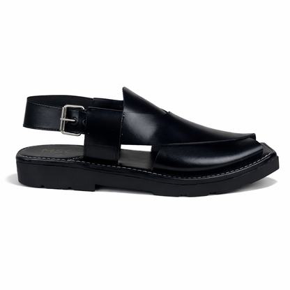 BLACK KAPTAN CHAPPAL #2160
