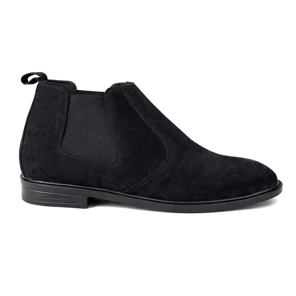 BLACK SUEDE LEATHER CHELSEA