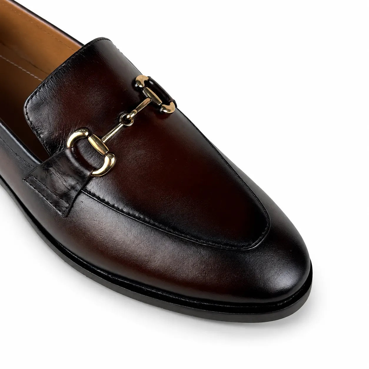 HORSEBIT LEATHER LOAFER - BROWN