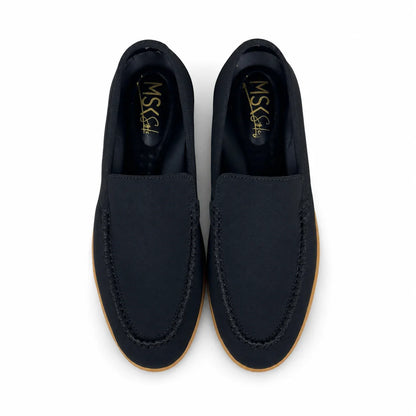 BLACK SUEDE MEDICATED LOAFER