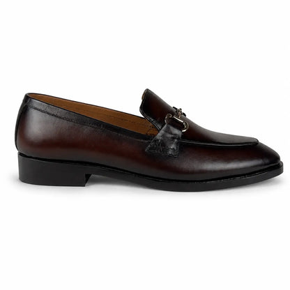 HORSEBIT LEATHER LOAFER - BROWN