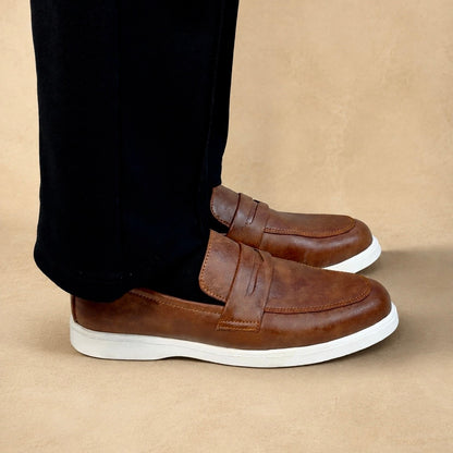 BROWN MEDICATED LOAFER