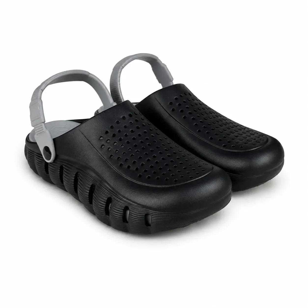 CROCS BLACK - SILVER
