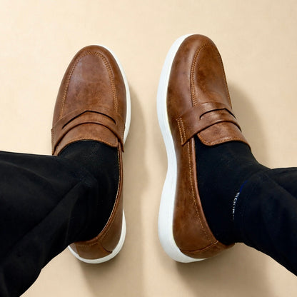 BROWN MEDICATED LOAFER