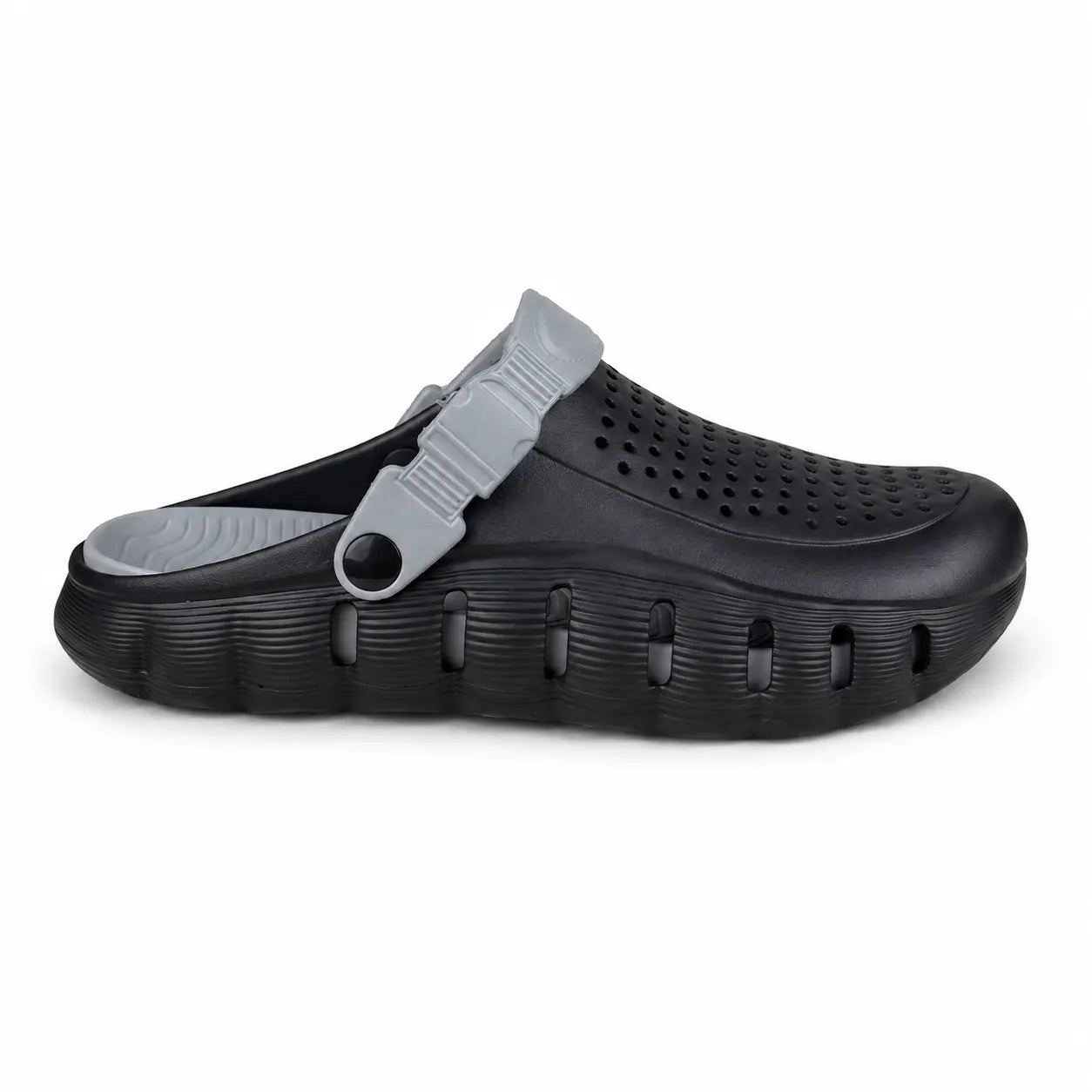 CROCS BLACK - SILVER